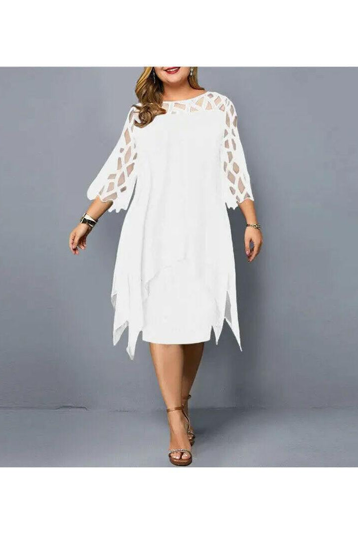 Annika | Plus Size Midi Dress