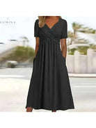 Leila - Elegant Dress with Tummy Coverage