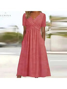 Leila - Elegant Dress with Tummy Coverage