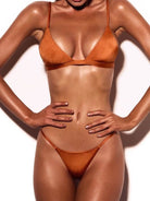 Solid Color Bikini Set