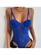 Celine | Embroidered Corset Bodysuit