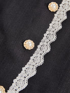 Elena | Blazer with Contrast Lace Trim - Lumina Vancouver - Lumina Vancouver