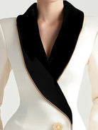 Isabelle | Asymmetrical White Blazer - Lumina Vancouver - Lumina Vancouver