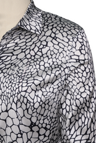 Luna | Satin Snake Printed Blouse - Lumina Vancouver - Lumina Vancouver