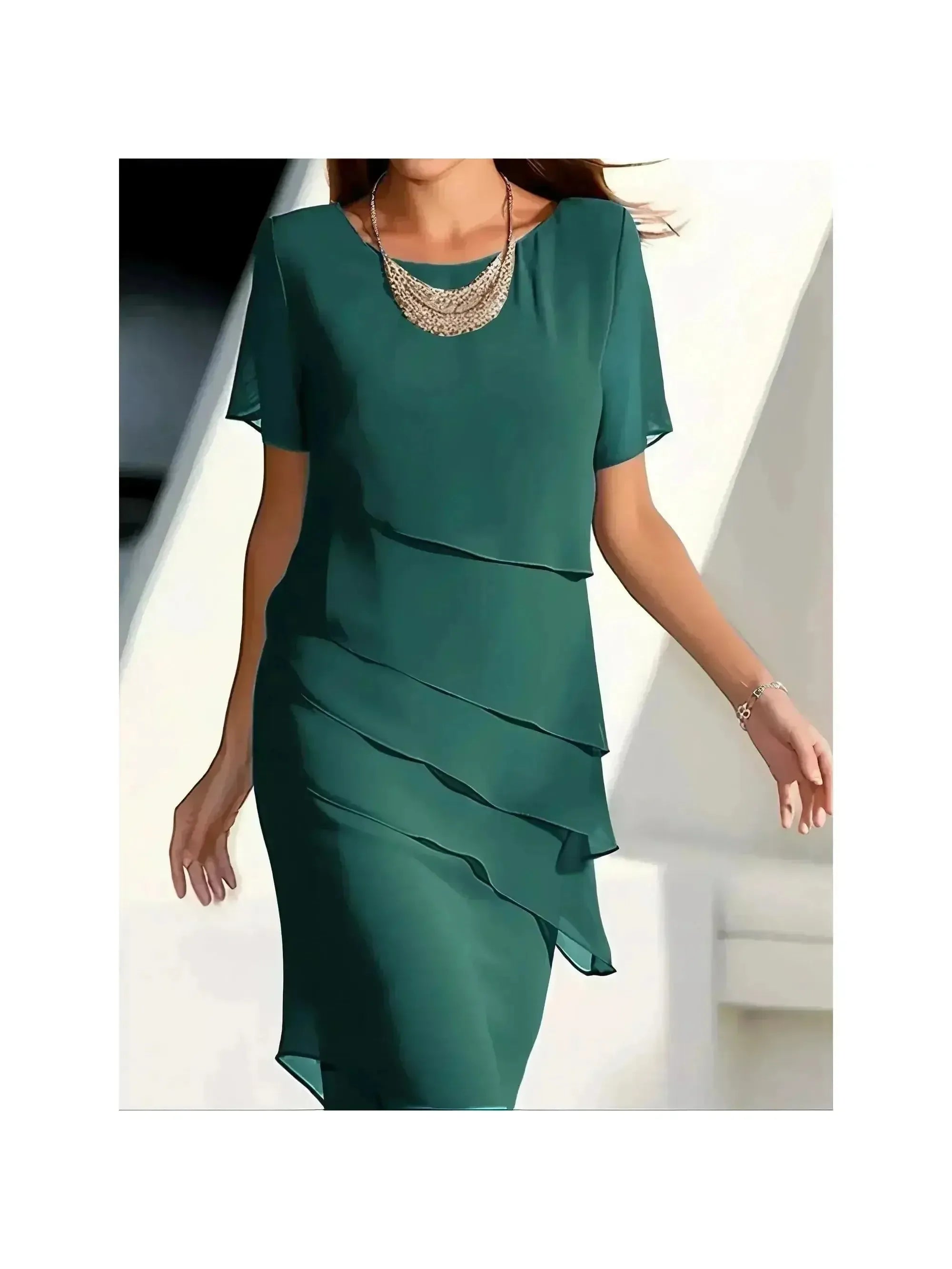 Becci | Elegant Dress with Tummy-Flattering Design