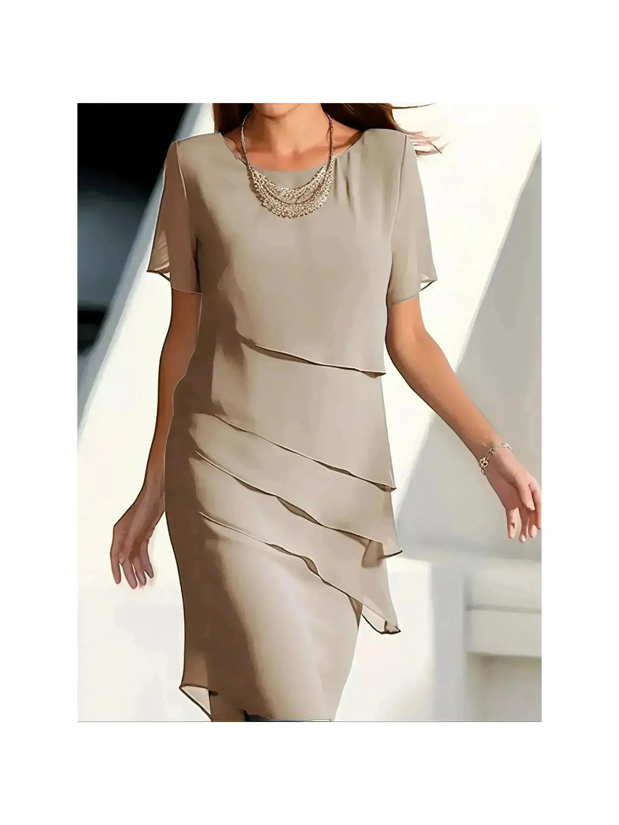 Becci | Elegant Dress with Tummy-Flattering Design