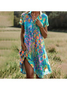 Jane | Stylish Elegant Multi-Color Dress
