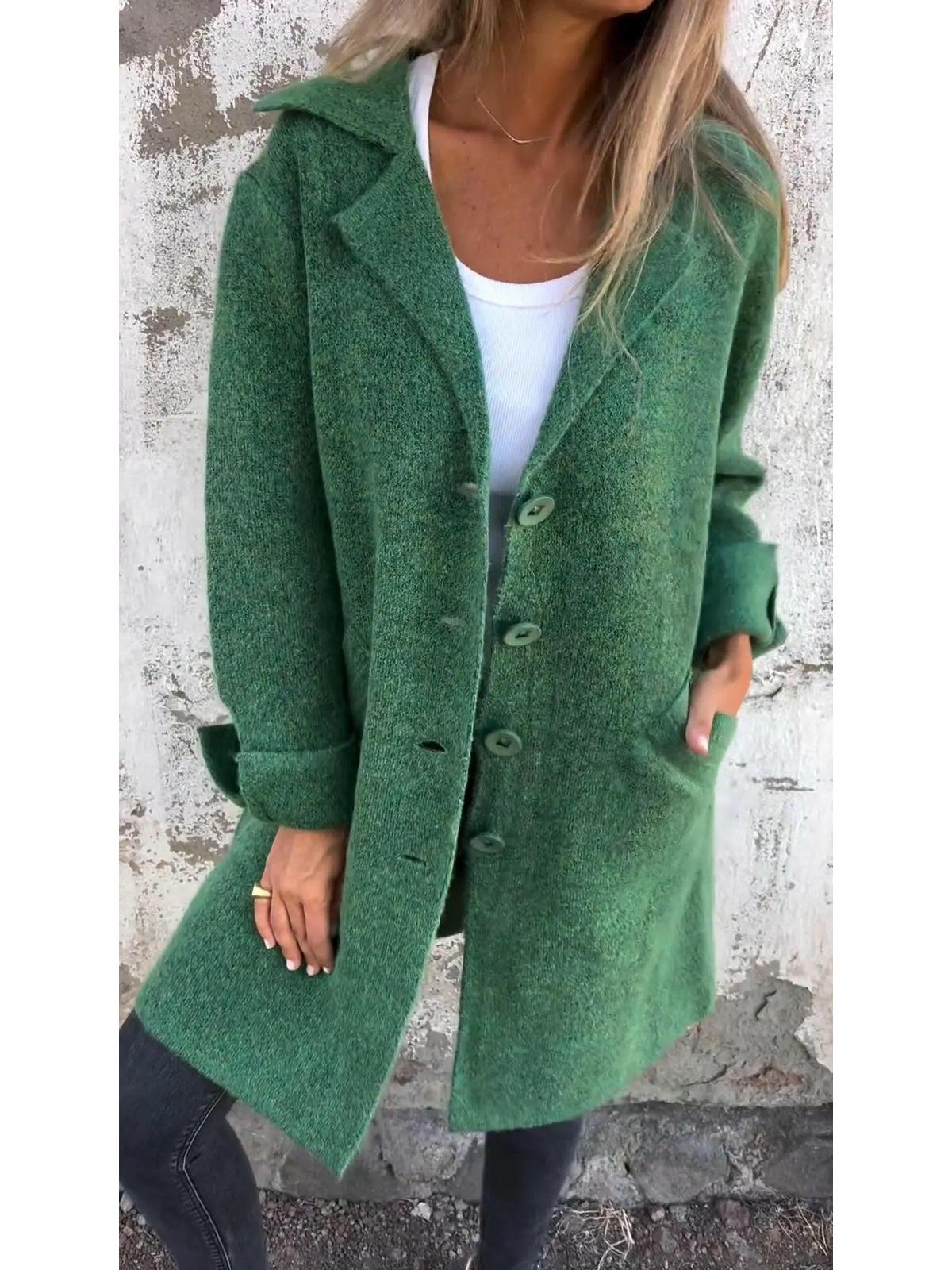 Ada™ | Stylish Long Knit Coat