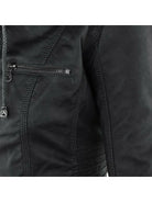 Olivia™ | Waterproof Women's Leather Jacket with Hood