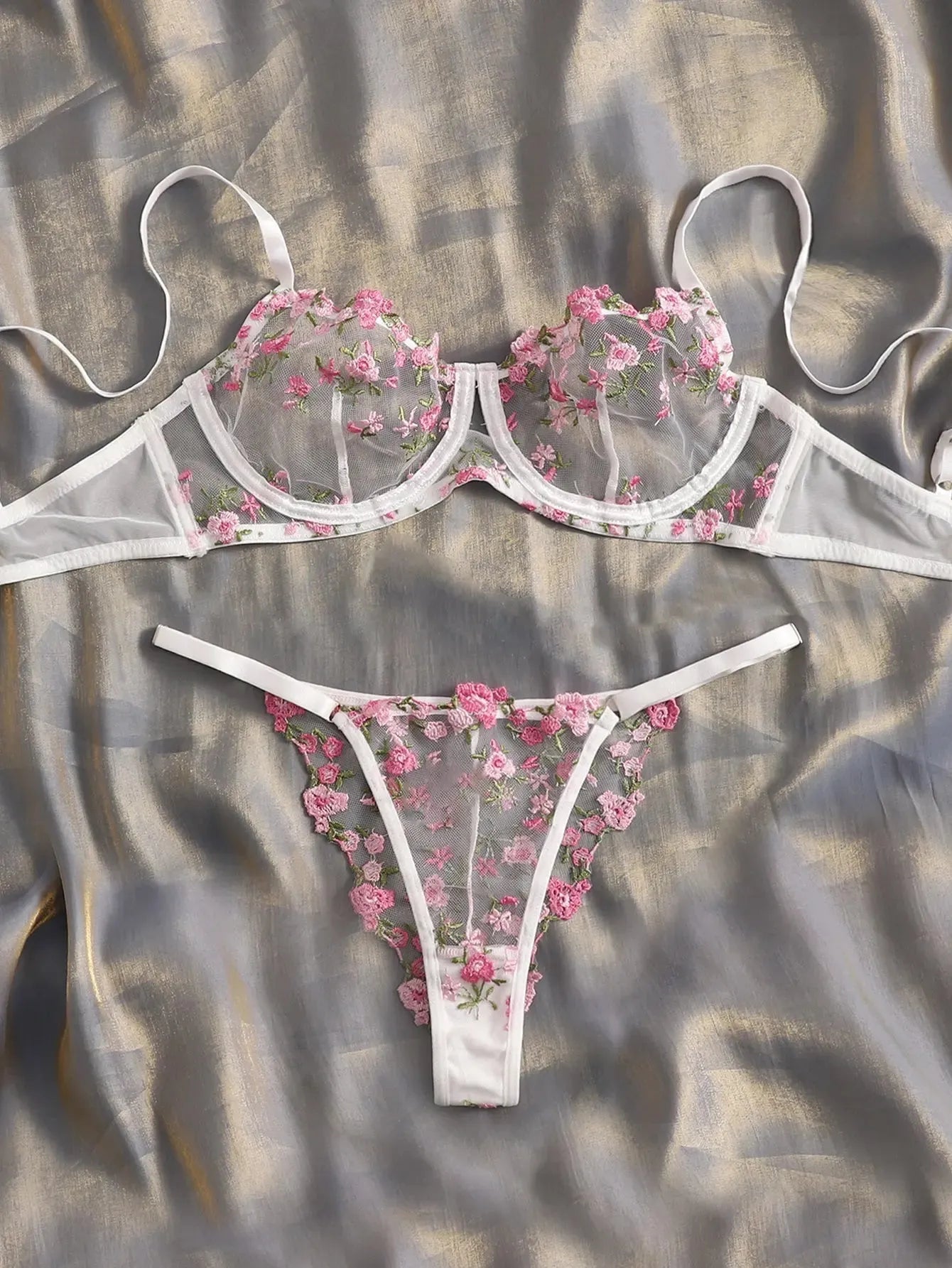 Juliet | Floral Lingerie set