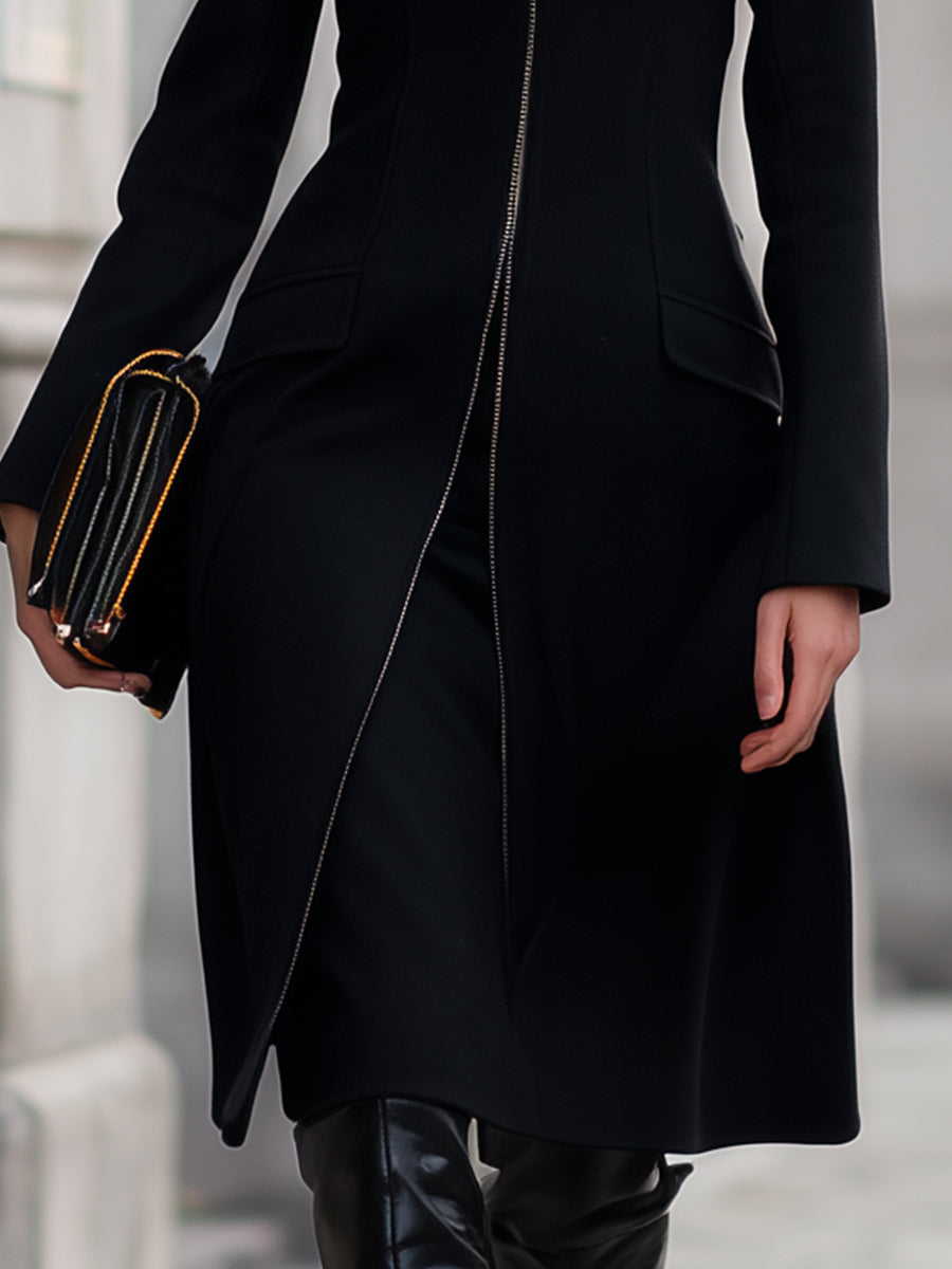 Elena | Tailored Zip-Up Coat - Lumina Vancouver - Lumina Vancouver