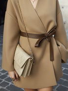 Elena | Belted Short Coat - Lumina Vancouver - Lumina Vancouver