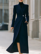 Sophia | Single-Button Maxi Coat - Lumina Vancouver - Lumina Vancouver