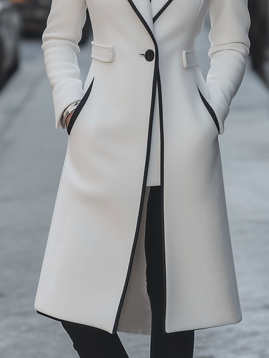 Chic | Long White Coat - Lumina Vancouver - Lumina Vancouver