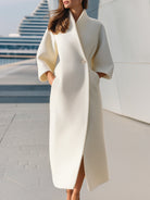 Elena | Oversized Wool-Blend Coat with Belt - Lumina Vancouver - Lumina Vancouver