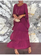 Caroline - Loose Round Neck Dress