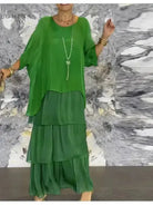 Caroline - Loose Round Neck Dress