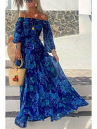 Penelope - Floral Off-Shoulder Maxi Dress