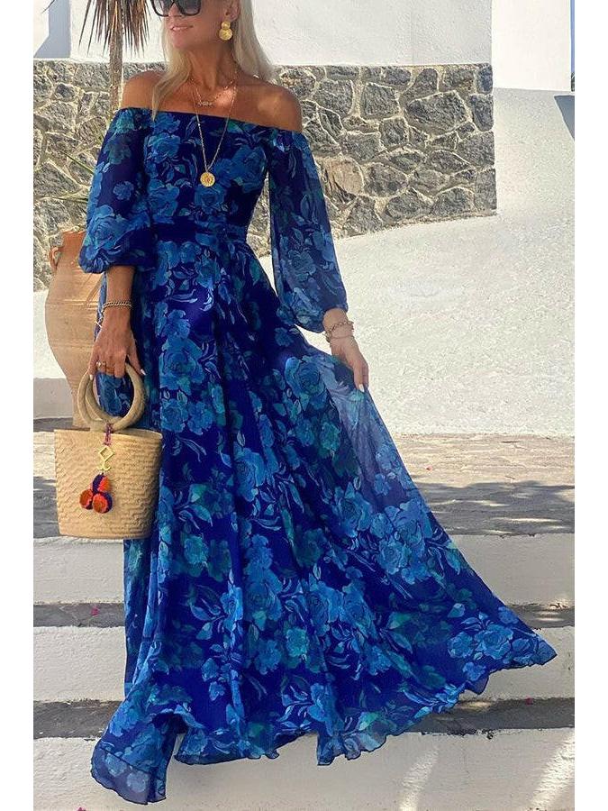 Penelope - Floral Off-Shoulder Maxi Dress