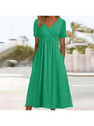 Vicky™ - Casual Elegance Midi Dress