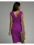 Nadinee™ - V-Neck Dress With Slit