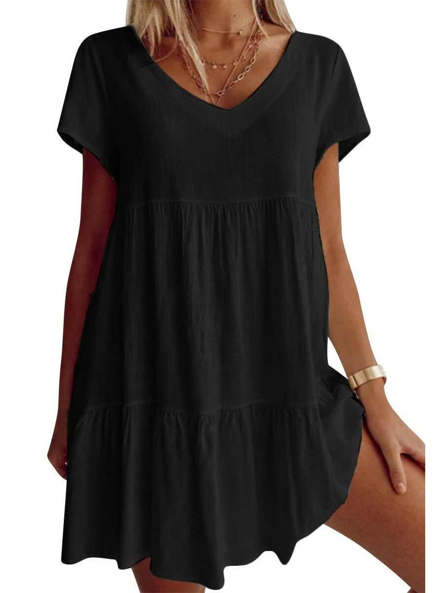 Suzy - Breezy V-Neck Dress