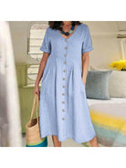 Yasmin™ - Effortless Buttoned Dress