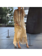Laura™ - Charming Silk Chiffon Dress