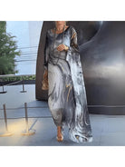 Laura™ - Charming Silk Chiffon Dress