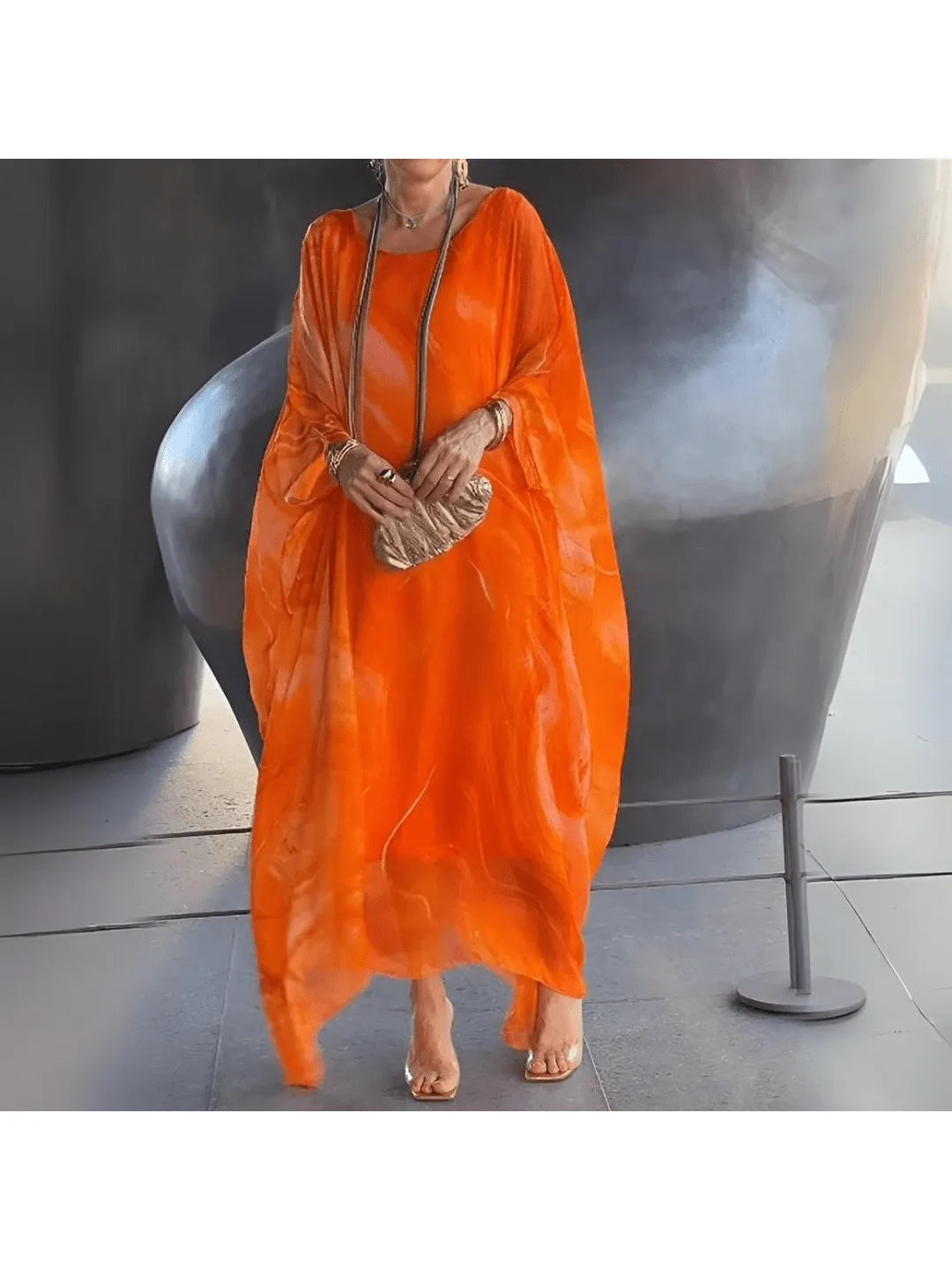 Laura™ - Charming Silk Chiffon Dress