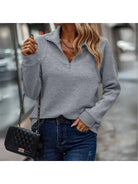 Dylisa - Elegant Zip Sweater