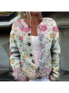 Lowri | Flower print Cardigan
