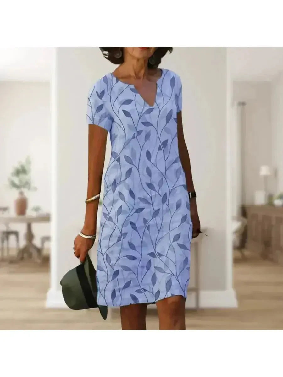 Galina | Casual Elegant Floral Print Dress