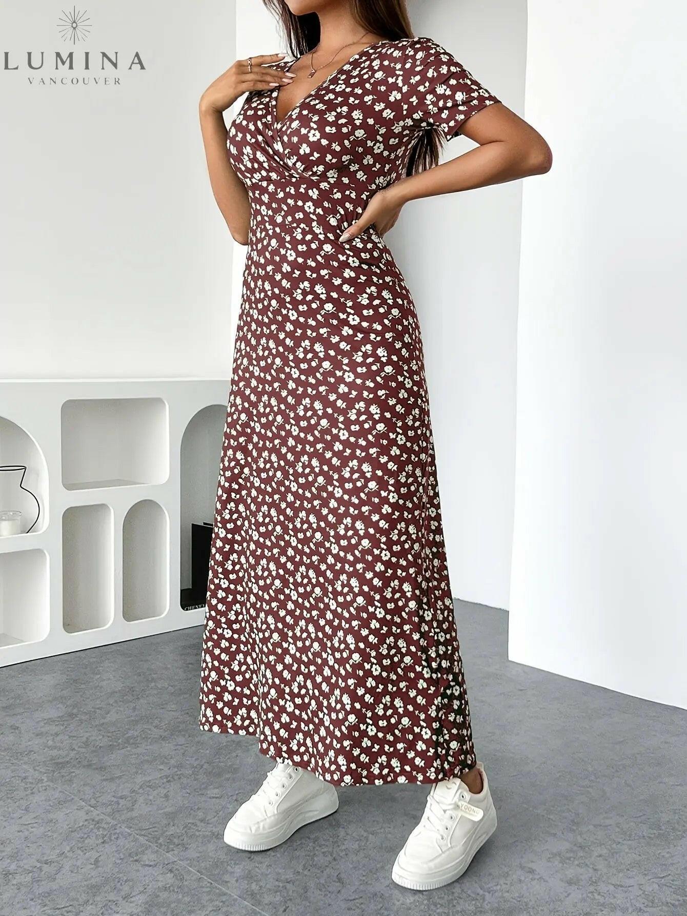 Lucia - The Elegant Floral Knit Dress