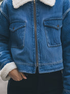 Elena | Sherpa-Lined Denim Jacket - Lumina Vancouver - Lumina Vancouver