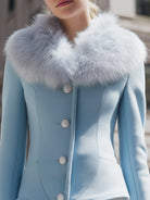 Elena | Jacket with Fluffy Collar - Lumina Vancouver - Lumina Vancouver