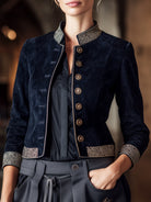 Navy | Military-Inspired Jacket - Lumina Vancouver - Lumina Vancouver