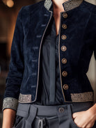 Navy | Military-Inspired Jacket - Lumina Vancouver - Lumina Vancouver
