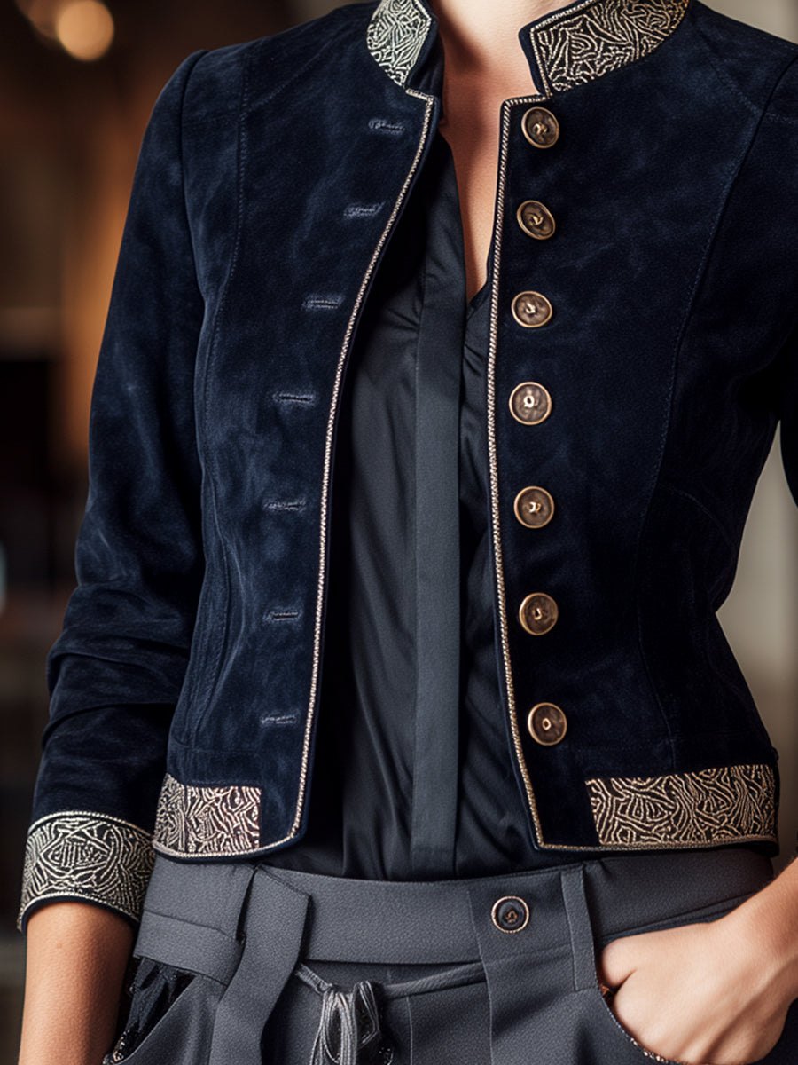 Navy | Military-Inspired Jacket - Lumina Vancouver - Lumina Vancouver