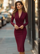 Isabelle | Tailored Blazer Midi Dress - Lumina Vancouver - Lumina Vancouver