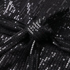 Women's Sequin Mini Dress - Loose Fit - 3/4 Sleeve - Cinched Waist - Party Wear by Lumina Vancouver