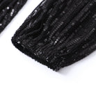 Women's Sequin Mini Dress - Loose Fit - 3/4 Sleeve - Cinched Waist - Party Wear by Lumina Vancouver