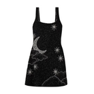 Women's Mini Dress – Fitted Silhouette – Square Neckline – Embellished Evening Wear by Lumina Vancouver