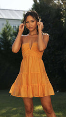 Women's Sundress - Halter Neck - Tiered Skirt - Lightweight Casual Wear by Lumina Vancouver