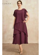 Celestia – Classic Chiffon Dress