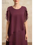 Celestia – Classic Chiffon Dress