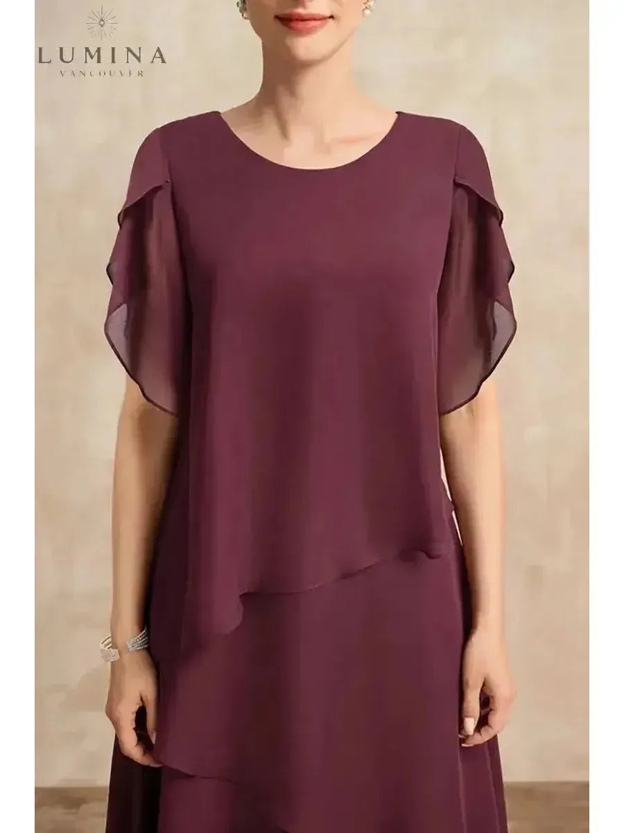 Celestia – Classic Chiffon Dress