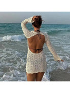 Stunning Flower-Patterned Cover Up Dress