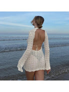 Stunning Flower-Patterned Cover Up Dress