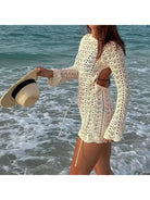 Stunning Flower-Patterned Cover Up Dress